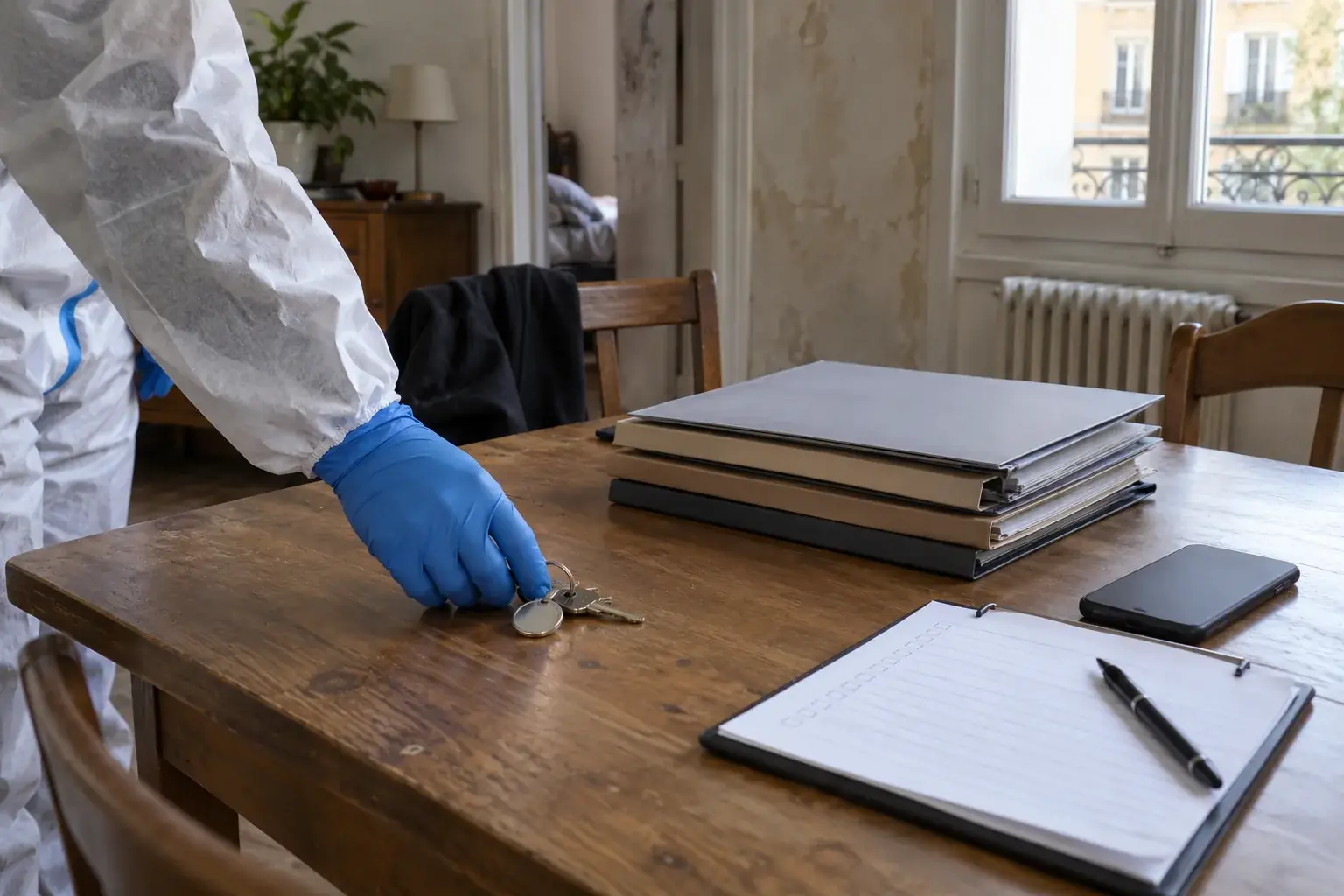 Organisation des documents et des clés après décès