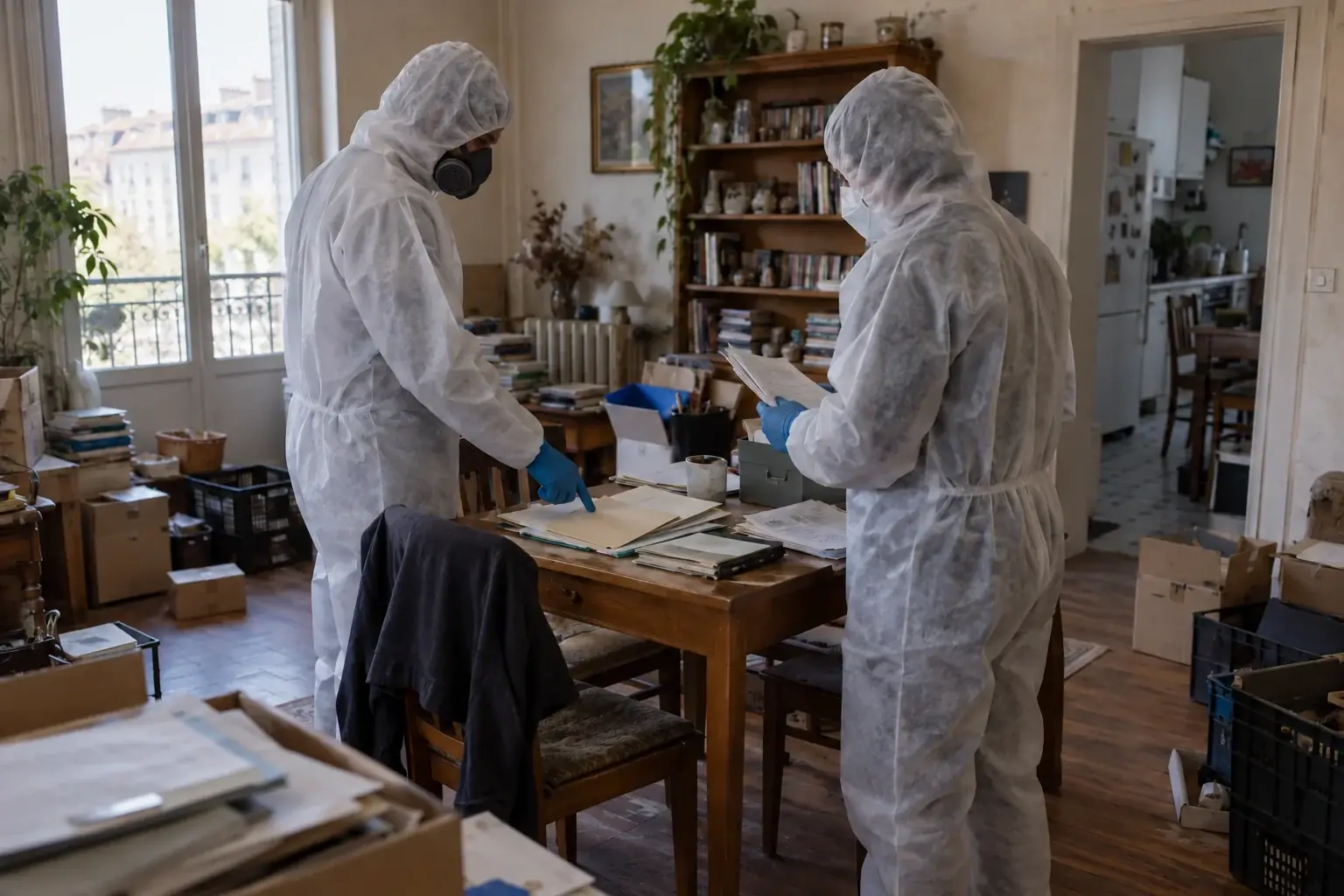 Décision accompagnée avant le débarras d’un logement encombré